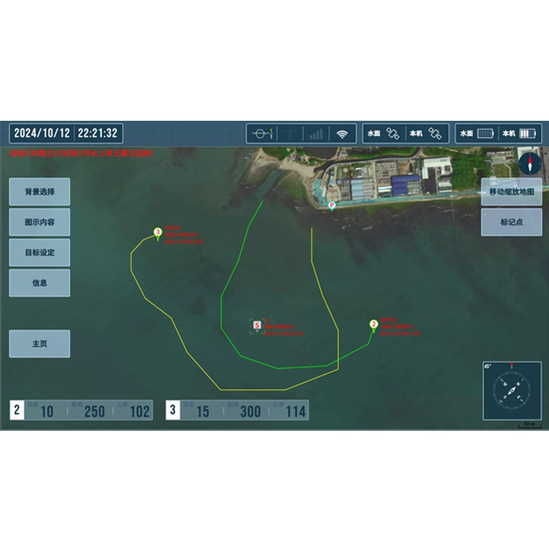 水下通信导航系统 Map 系列